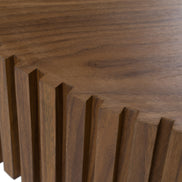 Pierre - Modern Walnut Small Round Coffee Table - image 2