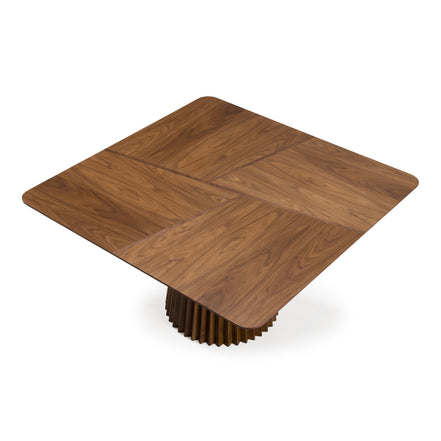 Platte - Mid-Century Modern Walnut Square Dining Table - image 3