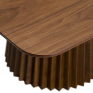 Platte - Mid-Century Modern Walnut Square Dining Table - image 4