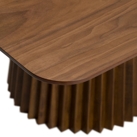 Platte - Mid-Century Modern Walnut Square Dining Table - image 4