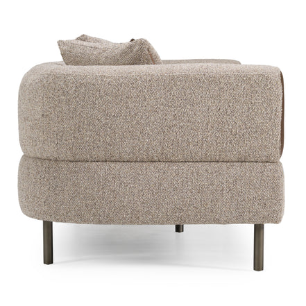 Plume - Modern Brown Fabric Sofa - image 3
