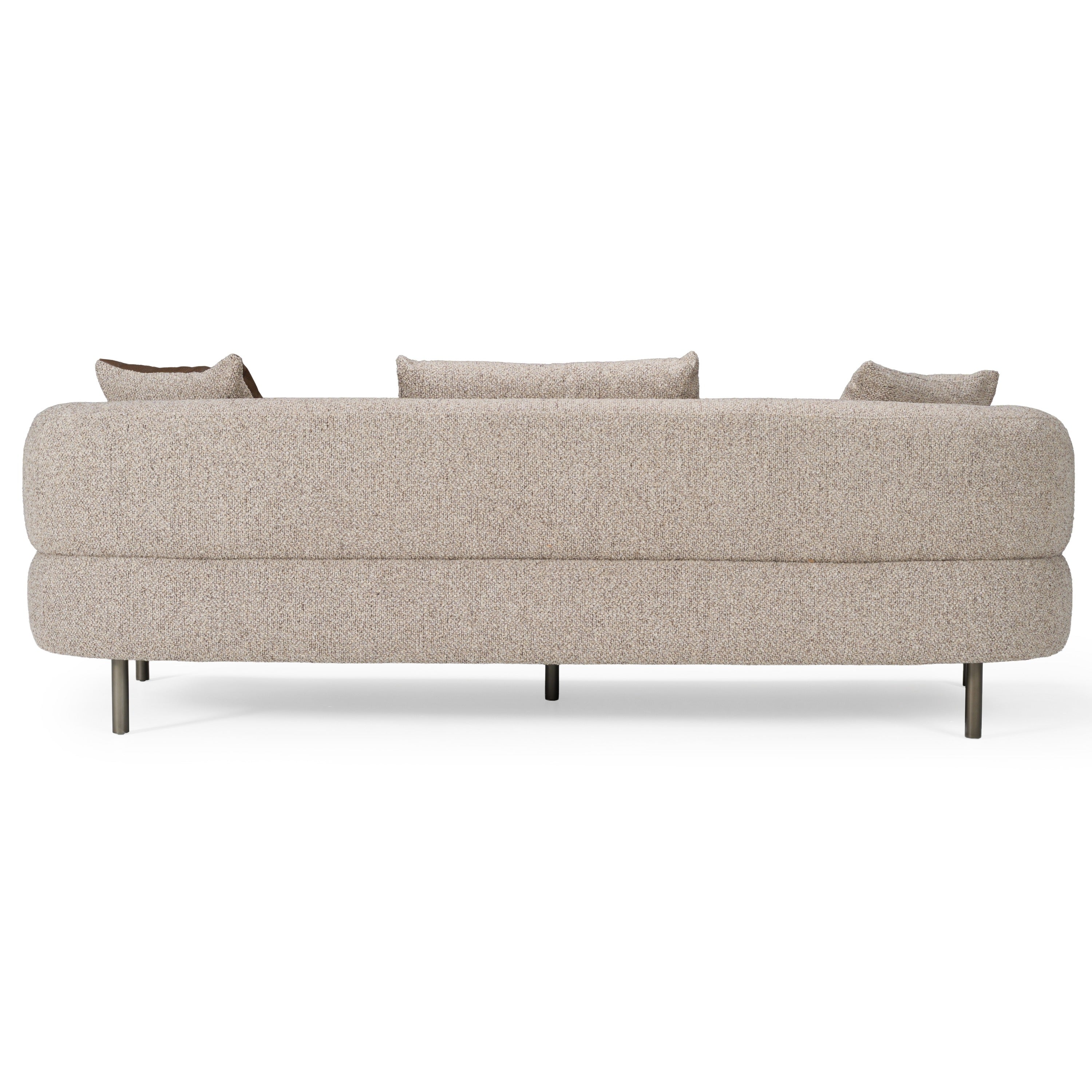 Plume - Modern Brown Fabric Sofa - image 4