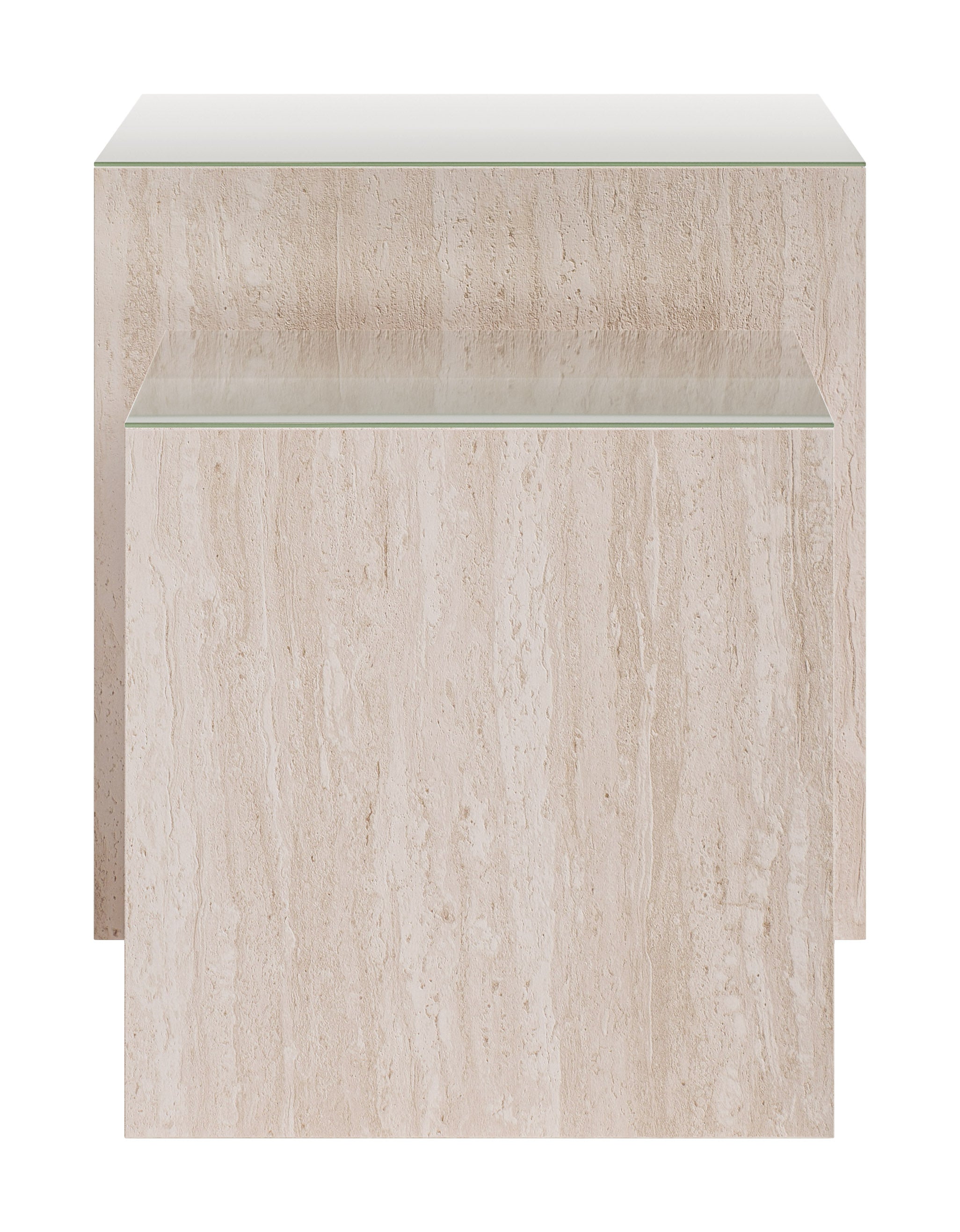 Cambro Coffee Table Set (2-Piece) Stone Beige