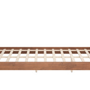 Netz Queen Bed Black & Walnut
