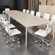 Lider Plus Armless Office Chair White