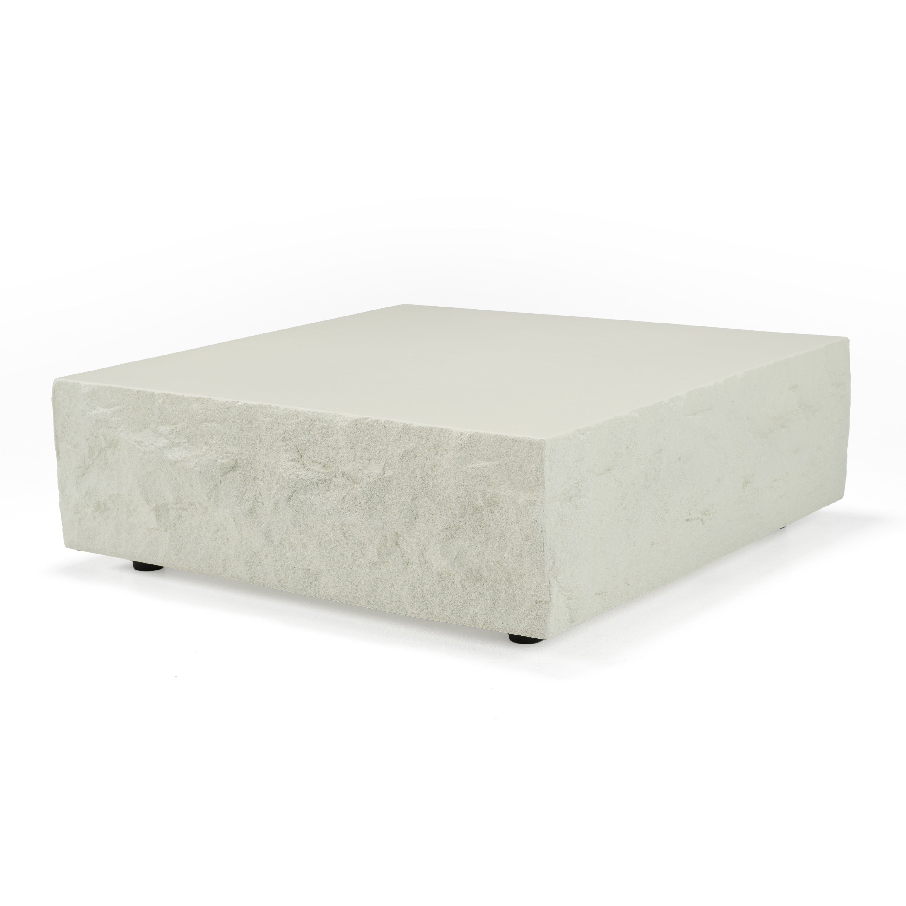 Quarry - Modern Off-White Square Coffee Table - image 3