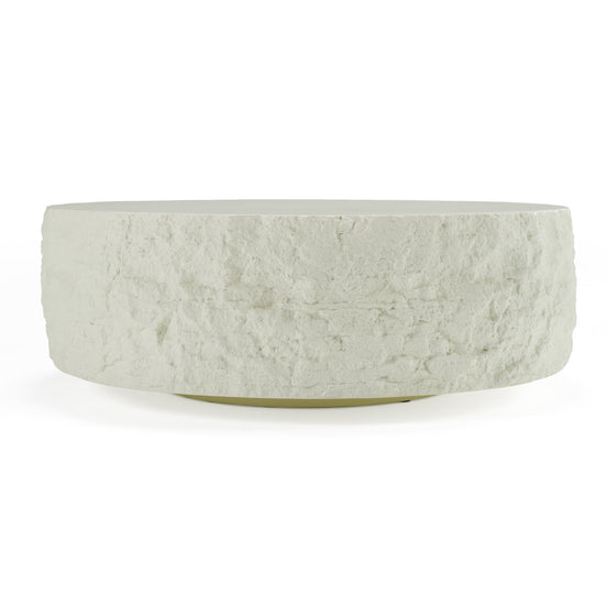 Quarry - Modern Off-White Round Coffee Table - image 2