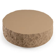 Quarry - Modern Beige Round Coffee Table - image 2