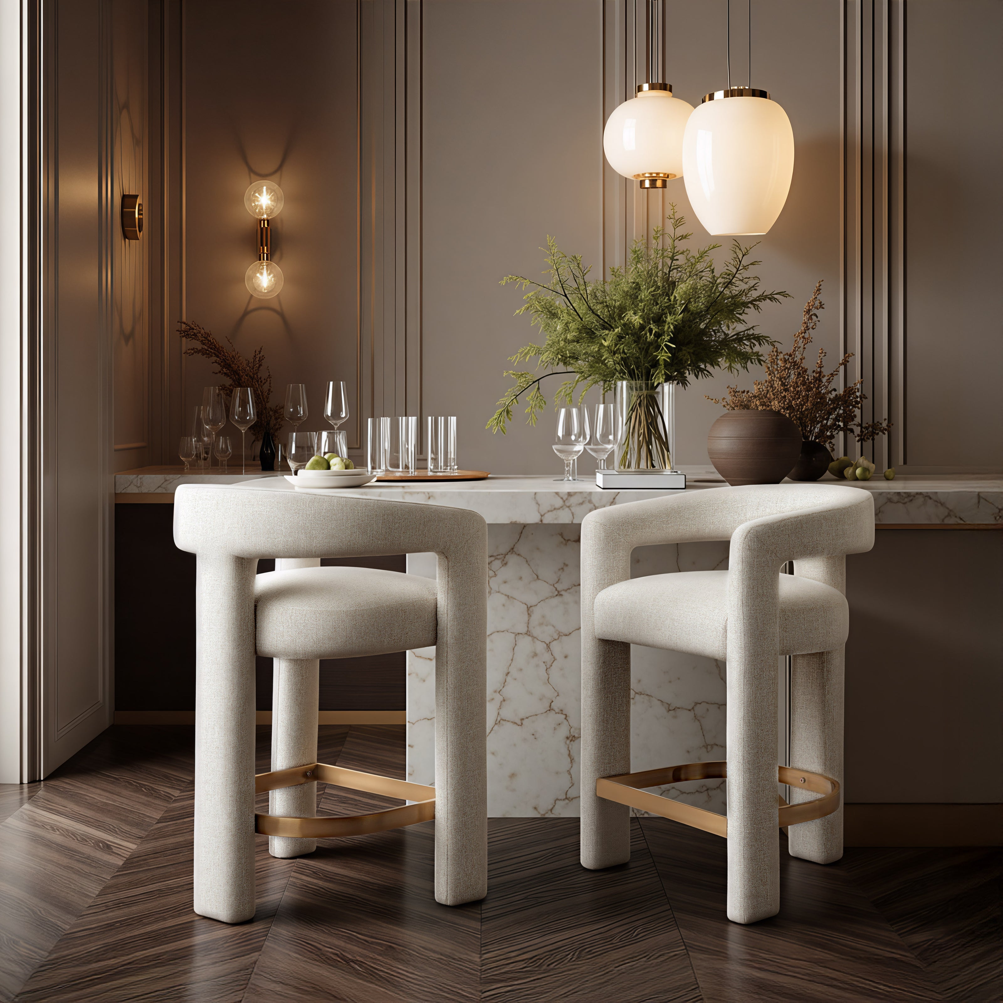 Saiko Barstool Beige