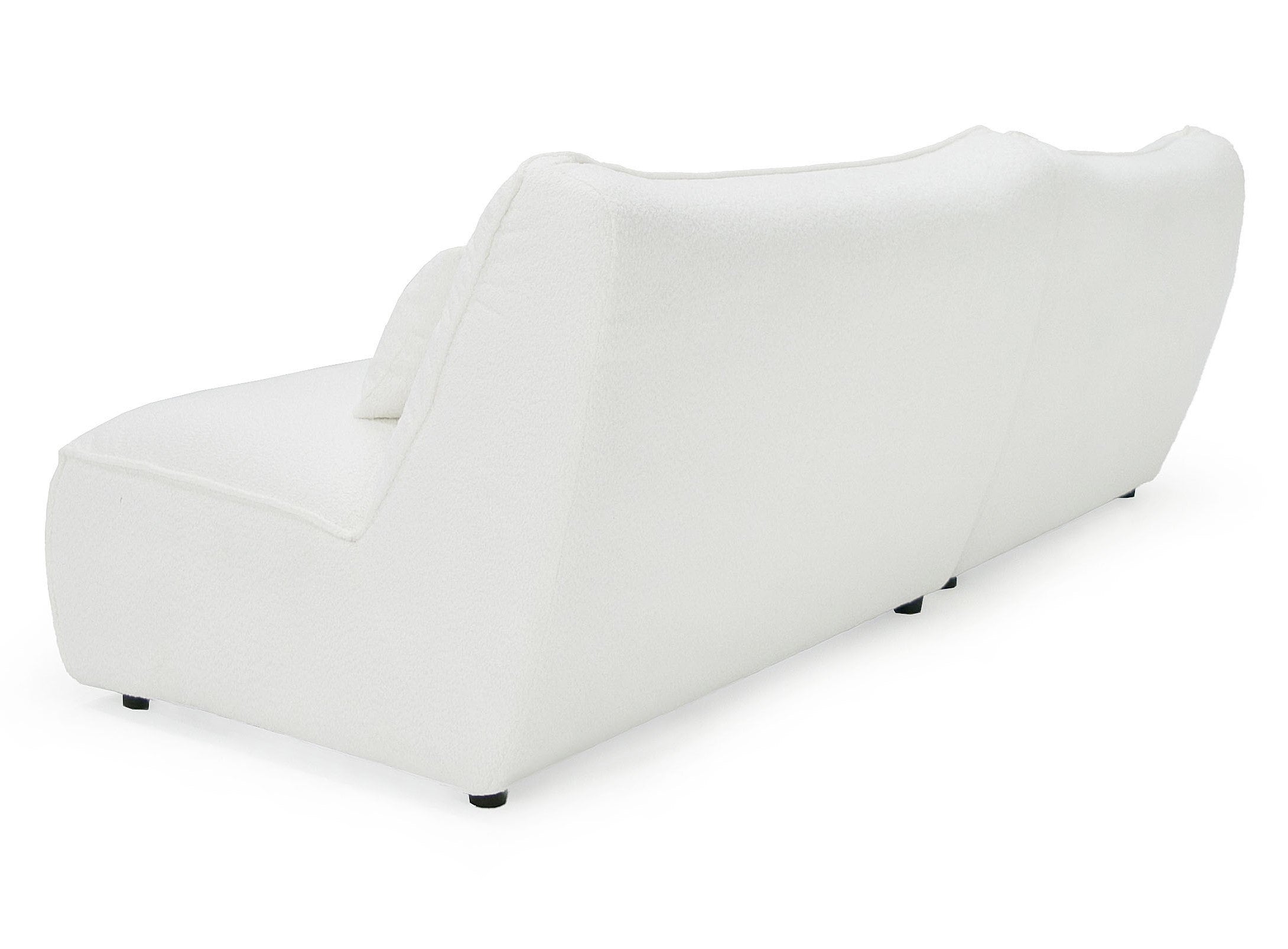 Racine - Modern White Fabric Modular Sectional Sofa - image 4
