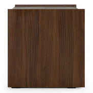 Rado Modern Walnut & Stucco Nightstand - image 4