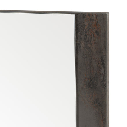 Rado Modern Walnut & Stucco Mirror - image 2