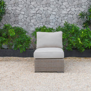 Pacifica Outdoor Beige Sectional Sofa Set - image 2