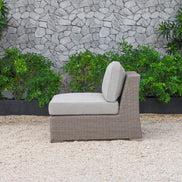 Pacifica Outdoor Beige Sectional Sofa Set - image 5