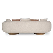 Raywood - Modern Multicolored Boucle Fabric + Ash Sofa - image 3