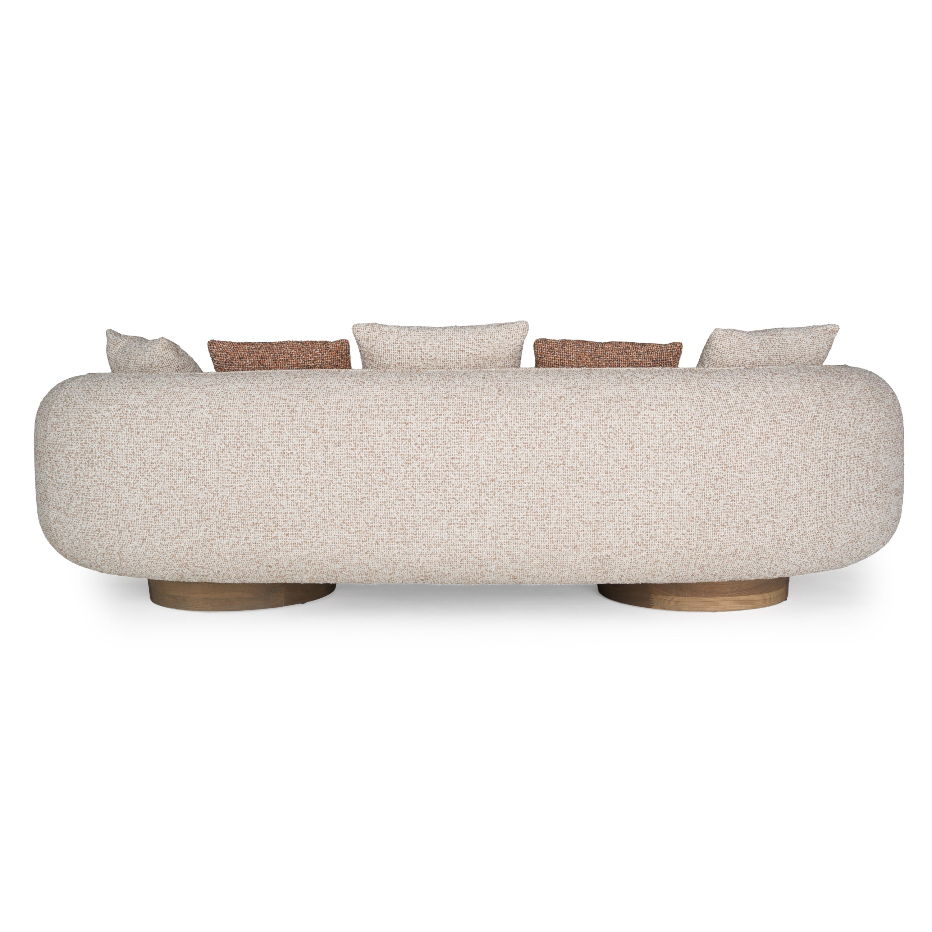 Raywood - Modern Multicolored Boucle Fabric + Ash Sofa - image 3