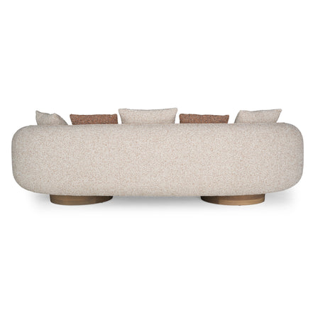 Raywood - Modern Multicolored Boucle Fabric + Ash Sofa - image 3