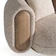 Raywood - Modern Multicolored Boucle Fabric + Ash Sofa - image 4