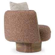 Raywood - Modern Multicolored Boucle Fabric + Ash Accent Chair - image 3