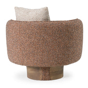 Raywood - Modern Multicolored Boucle Fabric + Ash Accent Chair - image 4