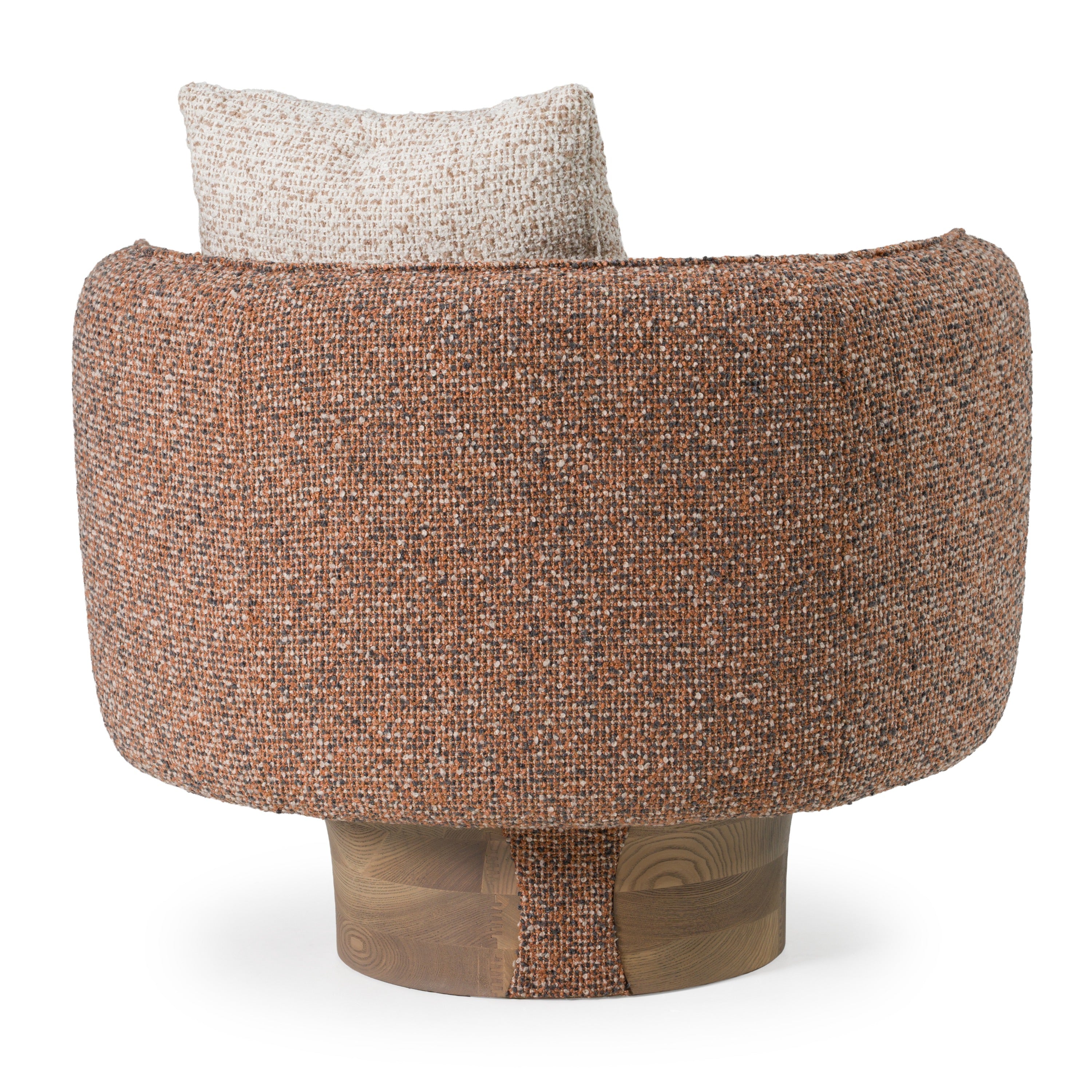 Raywood - Modern Multicolored Boucle Fabric + Ash Accent Chair - image 4