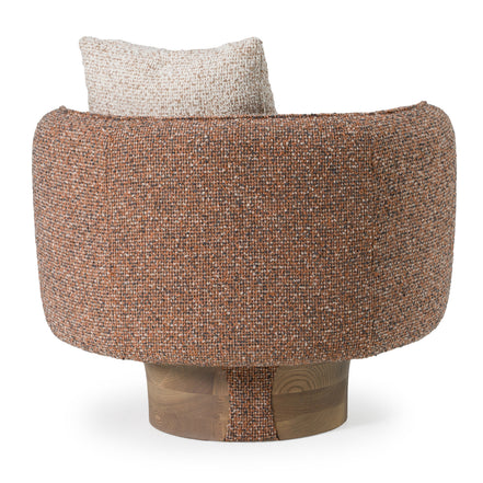 Raywood - Modern Multicolored Boucle Fabric + Ash Accent Chair - image 4