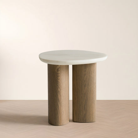 Raywood - Modern 3-Piece Buckwheat + Onyx Nesting Coffee Table Set
