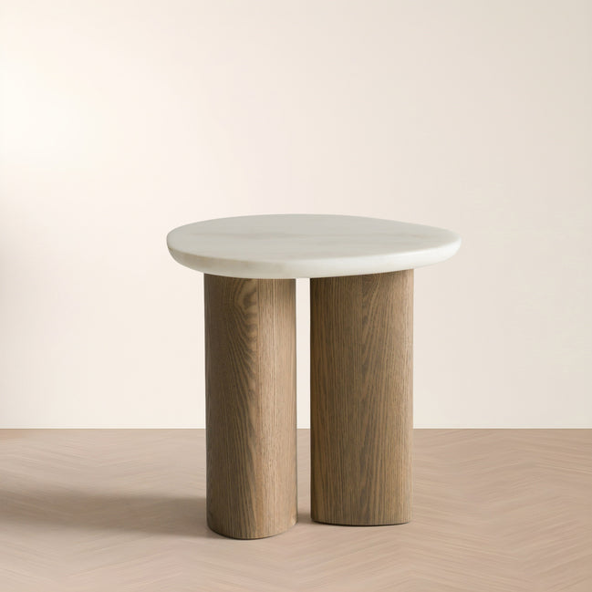 Raywood - Modern 3-Piece Buckwheat + Onyx Nesting Coffee Table Set