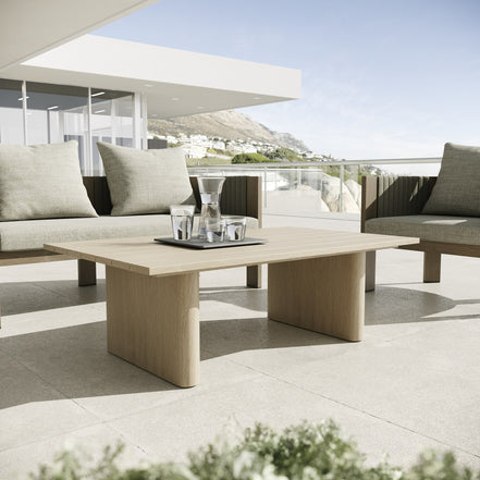 Salvora - Outdoor Beige Fabric & Grey Rope Sofa Set - image 3
