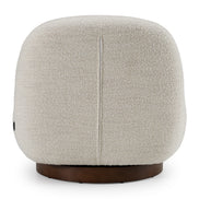 Renee - Modern Cream Fabric Swivel Chair - image 4