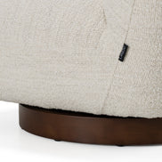 Renee - Modern Cream Fabric Swivel Chair - image 5