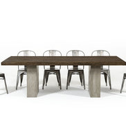 Renzo Modern Oak & Concrete 118