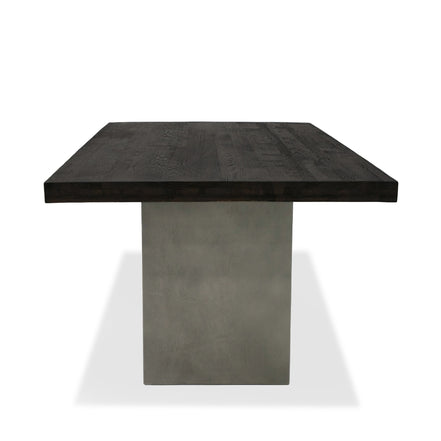 Renzo Modern Oak & Concrete 79" Dining Table - image 4