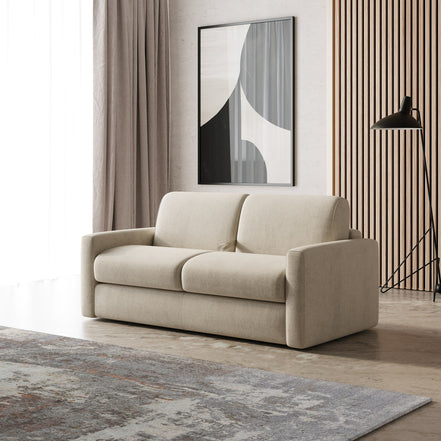 Revers - Italian Modern Sand Fabric 55" Sofa bed - image 2