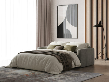 Revers - Italian Modern Grey Fabric 55" Sofa Bed - image 4