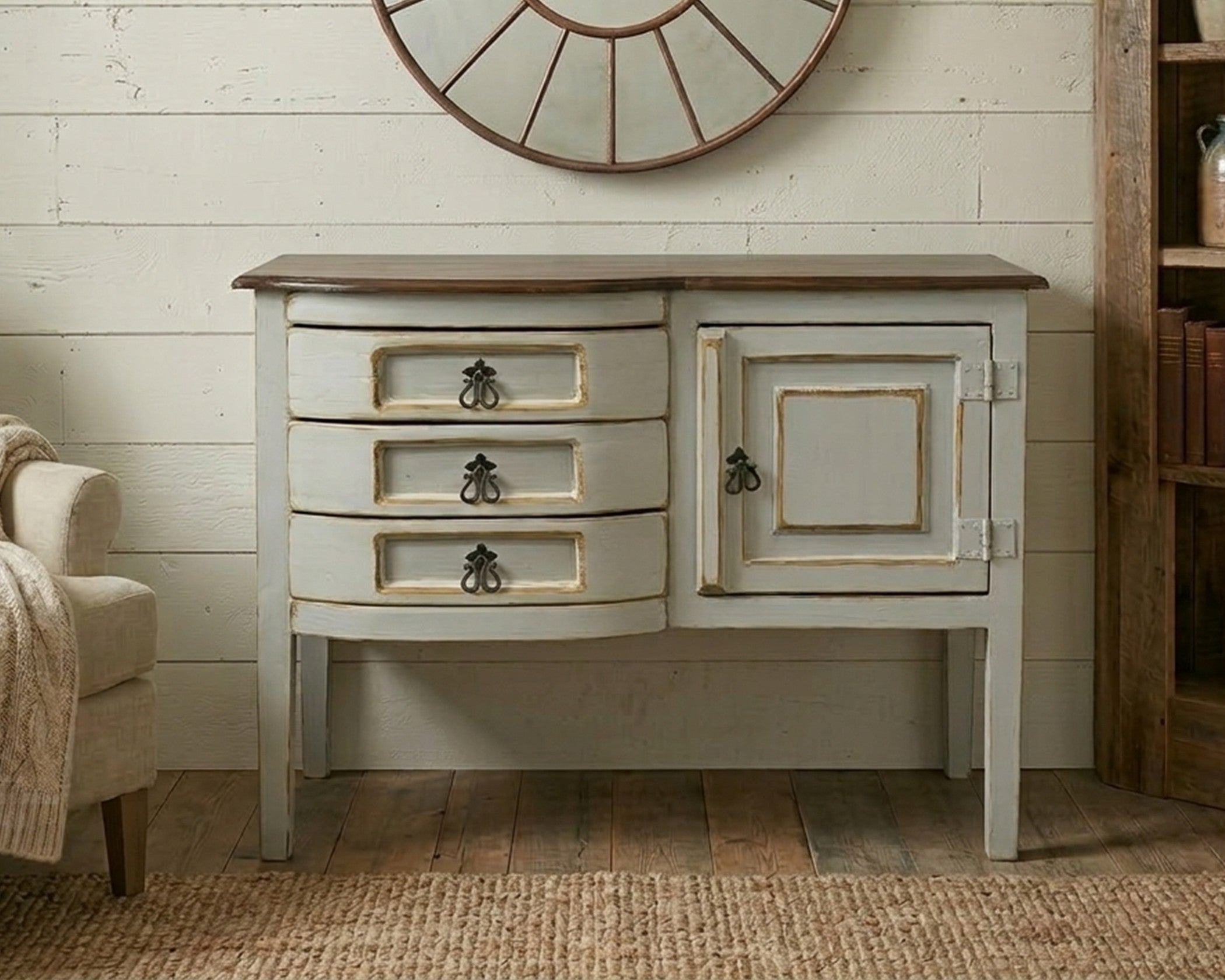 Henrietta Walnut & Grey