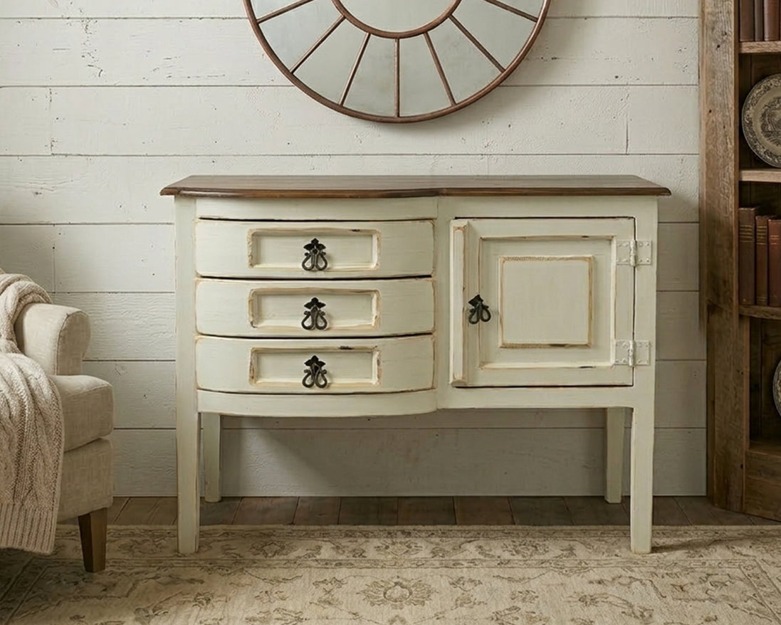 Henrietta White & Walnut