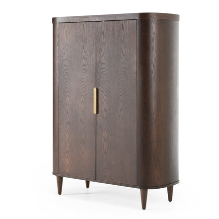 Richmond - Modern Brown Rounded Tall Buffet - image 2