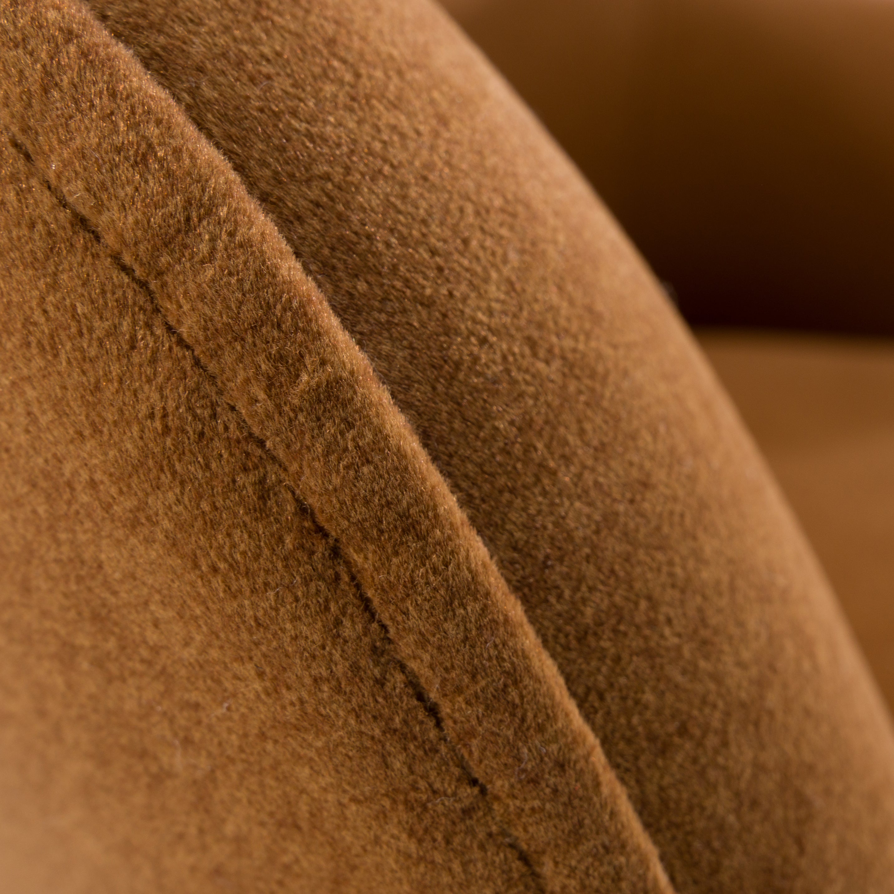 Risa Modern Rust Fabric Swivel Dining Chair - image 5