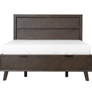Roger - Queen Mid-century Acacia Bed