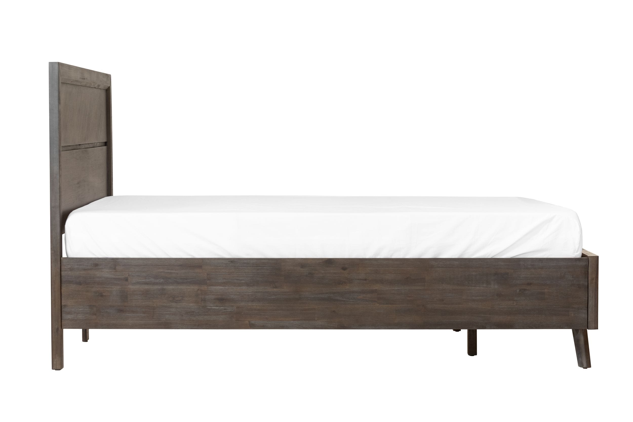 Roger - Queen Mid-century Acacia Bed - image 2