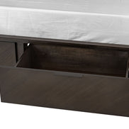 Roger - Queen Mid-century Acacia Bed - image 4