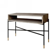 Walker Modern Concrete & Metal Console Table - image 2