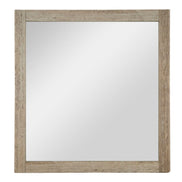 Roma - Modern Faux Travertine + Gold Mirror - image 3