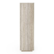 Roma - Modern Faux Travertine + Gold Bookcase - image 3