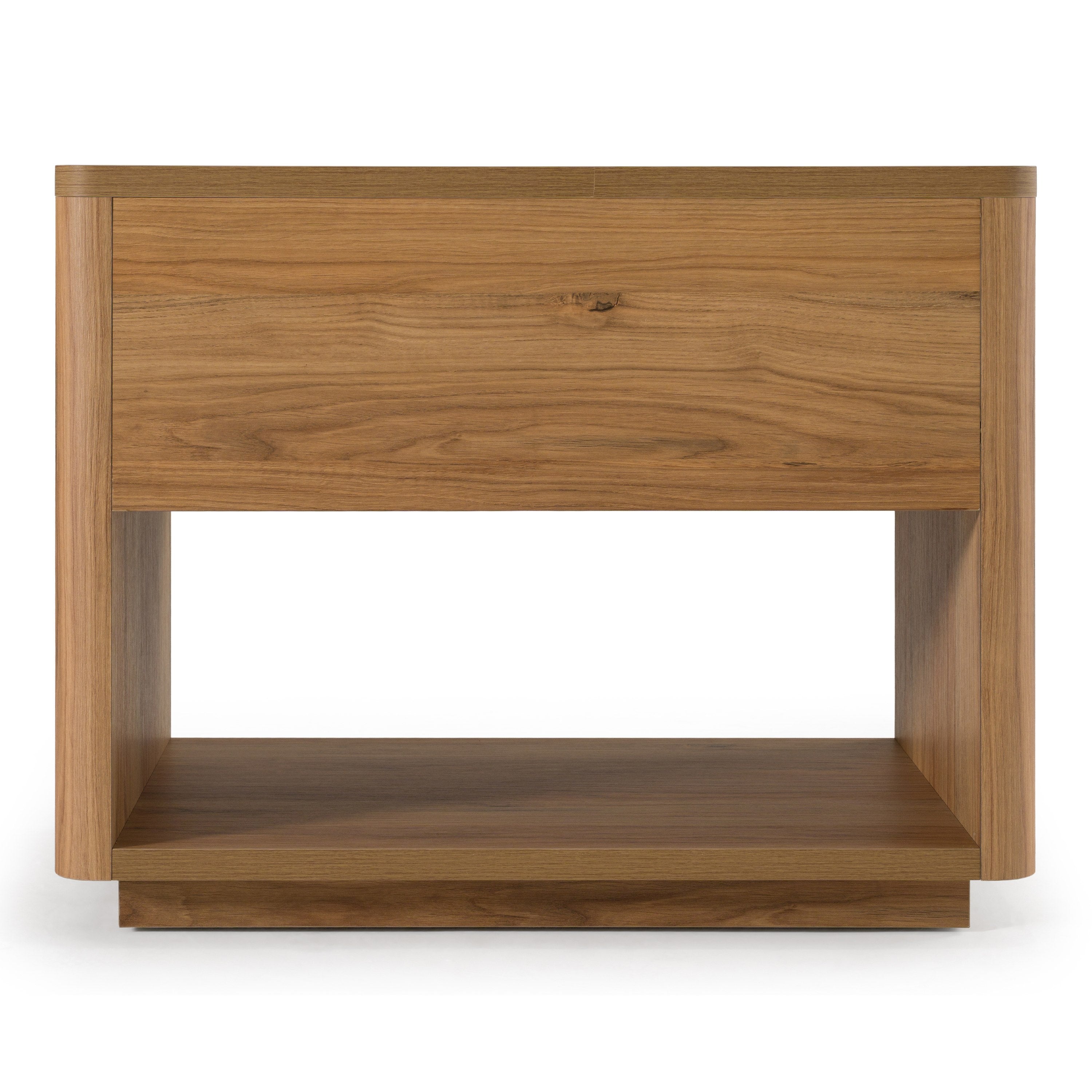 Roma - Modern Oak + Gold Nightstand - image 3