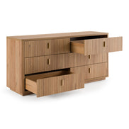 Roma - Modern Oak + Gold Dresser - image 4