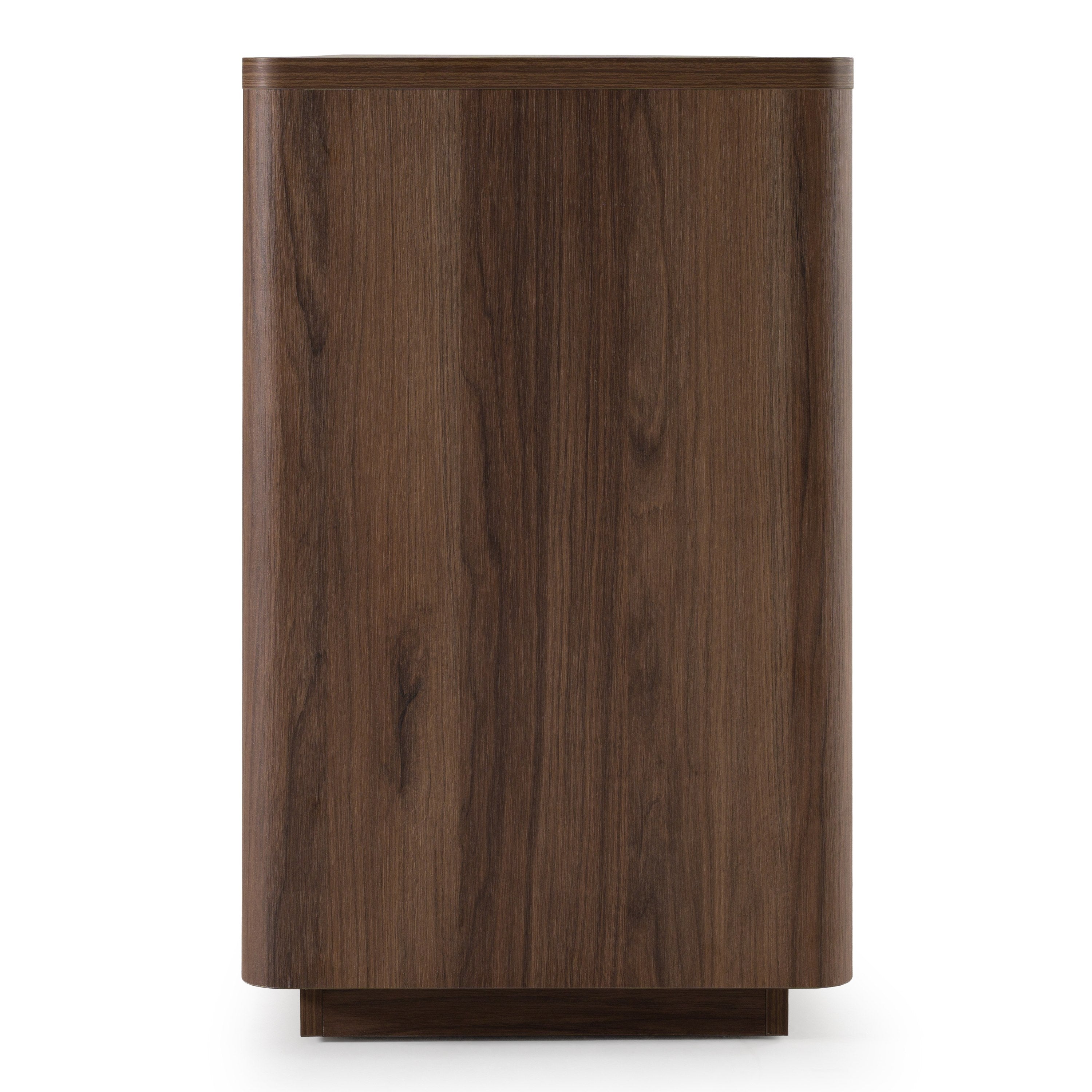 Roma - Modern Walnut + Gold Dresser - image 2