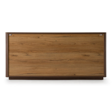 Roma - Modern Walnut + Gold Dresser - image 3
