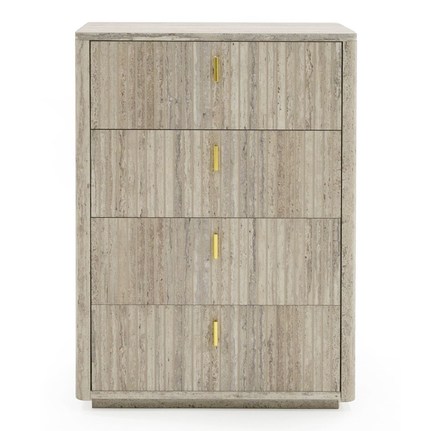 Roma - Modern Faux Travertine + Gold Chest - image 3